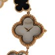 Van Cleef & Arpels Small Alhambra Watch Mother of Pearl & Onyx Online Sale