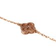 Van Cleef & Arpels Sweet Alhambra Bracelet 6 Motif 18K Rose Gold Hot on Sale