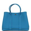 Hermes Garden Party 30 Bleu Zanzibar Negonda Palladium Hardware Cheap