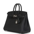 Hermes Birkin 25 Black Togo Palladium Hardware Online Sale