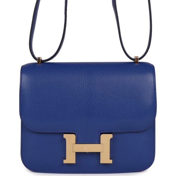 Hermes Constance 18 Bleu Royal Chevre Gold Hardware Online Hot Sale