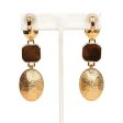 Chanel CC Crystal Dangle Earrings Gold Hardware Online Sale