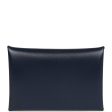 Hermes Calvi Card Holder Bleu Abysse Box Palladium Hardware Online Sale