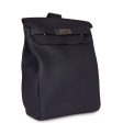 Pre-owned Hermes Hac A Dos GM Backpack Bleu Nuit Togo Palladium Hardware Hot on Sale