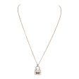 Hermes Amulettes Constance Pendant Necklace 18K Rose Gold & Diamonds Rose Gold Hardware Discount