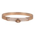 Hermes Collier De Chien CDC Bracelet Rose Gold and White Diamonds Discount