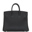 Hermes Birkin 25 Black Togo Palladium Hardware Online Sale