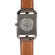 Hermes Small Cape Cod Double Tour Watch Etoupe Swift Palladium Hardware Online Sale