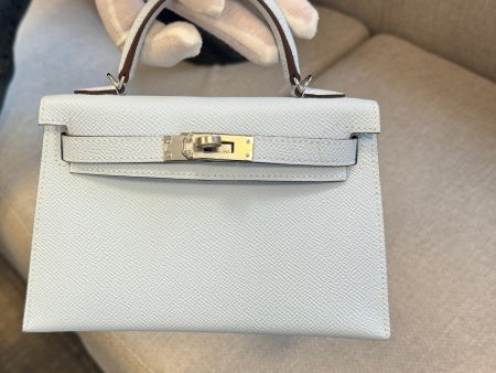 Hermes Bleu Brume Kelly 20cm PHW For Discount