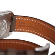 Hermes Small Cape Cod Double Tour Watch Etoupe Swift Palladium Hardware Online Sale