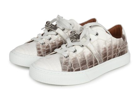 Hermes Day Sneaker Himalaya Niloticus Crocodile 37 EU Online Hot Sale