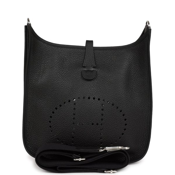 Hermes Evelyne III PM Black Clemence Palladium Hardware Cheap