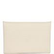 Hermes Calvi Card Holder Gris Pale Epsom Palladium Hardware Online