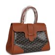 Goyard Saigon Tote Black & Brown Goyardine Canvas Palladium Hardware Supply