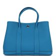 Hermes Garden Party 30 Bleu Zanzibar Negonda Palladium Hardware Cheap