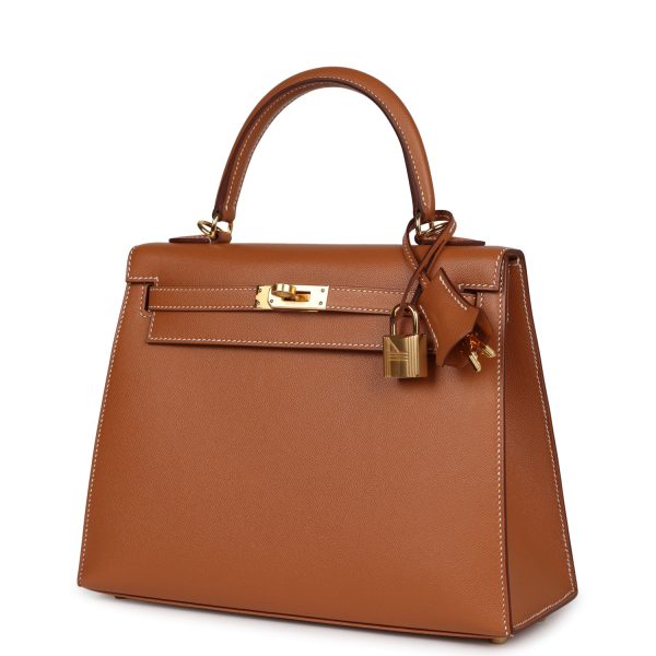 Hermes Kelly Sellier 25 Gold Madame Gold Hardware Online Sale