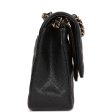 Chanel Medium Classic Double Flap Bag Black Caviar Gold Hardware on Sale