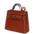 Hermes Fauve Tadelakt Mini Kelly Twilly Bag Charm Discount