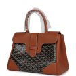 Goyard Saigon Tote Black & Brown Goyardine Canvas Palladium Hardware Supply