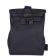 Pre-owned Hermes Hac A Dos GM Backpack Bleu Nuit Togo Palladium Hardware Hot on Sale