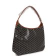 Goyard Goyardine Black & Brown Boheme Hobo Bag Palladium Hardware Discount