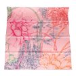 Hermes “A l Ombre des Pivoines” Silk Scarf 90cm Cheap