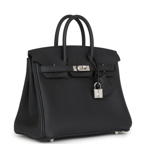 Hermes Birkin 25 Black Togo Palladium Hardware Online Sale