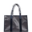 Goyard Villette Tote Bag MM Navy Blue Goyardine Canvas & Chevroches Calfskin For Cheap