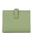 Hermes Bearn Compact Wallet Vert Criquet Epsom Palladium Hardware Online