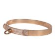 Hermes Collier De Chien CDC Bracelet Rose Gold and White Diamonds Discount