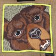 Hermes “Yellowstone Forever Grrrrr!” Marron Lime Sapin Silk Scarf 100cm Hot on Sale