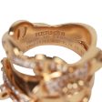 Pre-owned Hermes Alchimie Ring GM 18K Rose Gold and Diamonds on Sale