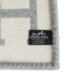 Hermes  Classic Avalon  Ecru and Gris Clair Blanket Online Hot Sale