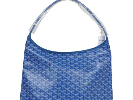 Goyard Goyardine Sky Blue Boheme Hobo Bag Palladium Hardware Discount