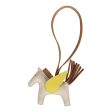 Hermes Craie, Chai, Lime Pegasus Rodeo Bag Charm PM Online Hot Sale