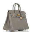 Hermes Birkin 25 Etain Togo Gold Hardware on Sale