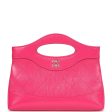 Pre-owned Chanel Nano 31 Shopper Hot Pink Shiny Aged Calfskin Gold Hardware Hot on Sale