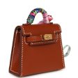 Hermes Fauve Tadelakt Mini Kelly Twilly Bag Charm Discount