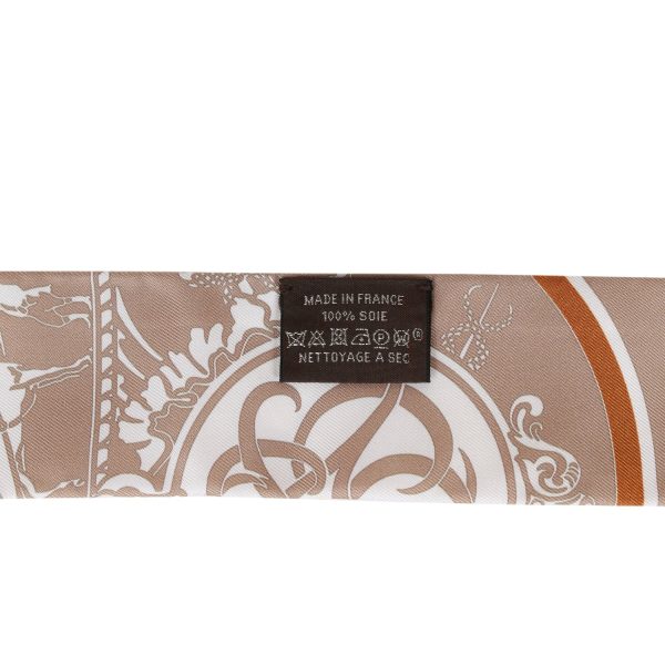 Hermes  Ex-Libris Les Parisiennes  Beige Silk Twilly Online