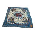 Hermes  Flowers of South Africa  Blue Giant Silk Shawl Scarf 140cm Online Sale