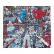 Hermes  Animapolis  Bordeaux Silk Twill Scarf 90cm Online Sale