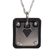 Hermes As De Coeur Pendant Black Swift Palladium Hardware For Discount