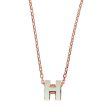 Hermes Bleu Zephyr Mini Pop H Pendant Necklace on Sale