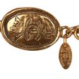 Vintage Chanel 24K Gold Plated CC Oval Coin Charm Sautoir Necklace Fashion