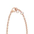 Hermes 18k Rose Gold Diamond Finesse Pendant Bracelet Discount