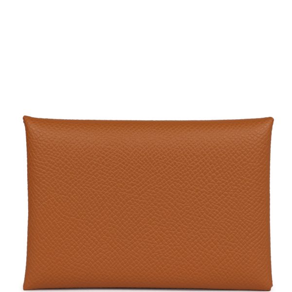 Hermes Calvi Duo Gold Epsom Palladium Hardware For Cheap