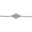 Van Cleef & Arpels Sweet Alhambra 18k White Gold 6 Motif Diamond Bracelet Online