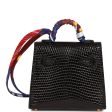 Hermes Black Lizard Mini Kelly Twilly Bag Charm Cheap