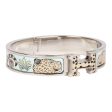 Hermes Les Leopards Clic Clac H Narrow Enamel Bracelet PM PHW Fashion