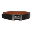 Hermes 32mm Reversible Black Gold Constance H Belt 90cm Palladium Buckle Online Hot Sale